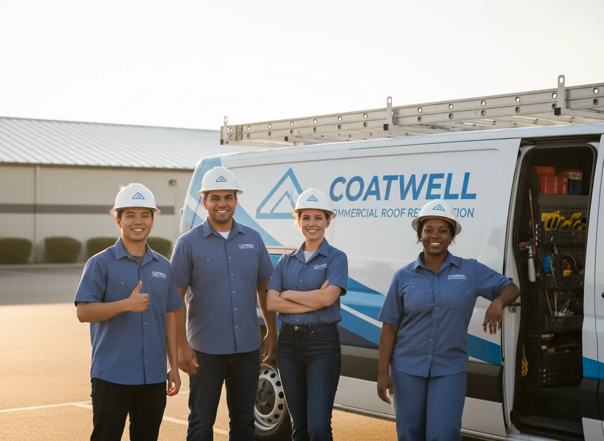 Commercial roof coating company in Grapeville, PA